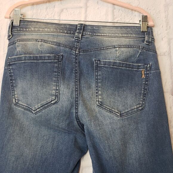 VINTAGE AMERICA High Rise Hemmed Jeans 10P - Picture 6 of 10